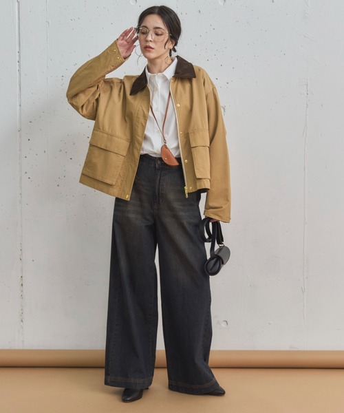 Doux archives（ドゥアルシーヴ）の「ハンティングジャケット（その他アウター・レディース・ベージュ/カーキ・38）」の20枚目の写真