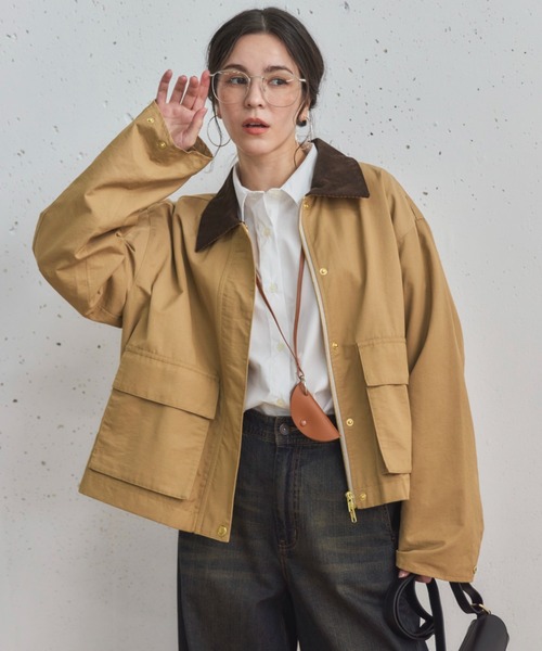 Doux archives（ドゥアルシーヴ）の「ハンティングジャケット（その他アウター・レディース・ベージュ/カーキ・38）」の21枚目の写真