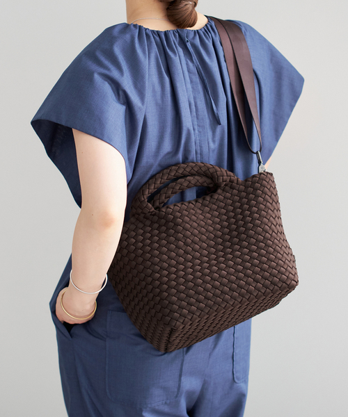 IENA(イエナ)の「NAGHEDI/ナゲディ St Barths small Tote トートバッグ SN03012LD(トートバッグ・レディース・ボルドー/ブラウン・FREE)」の3枚目の写真
