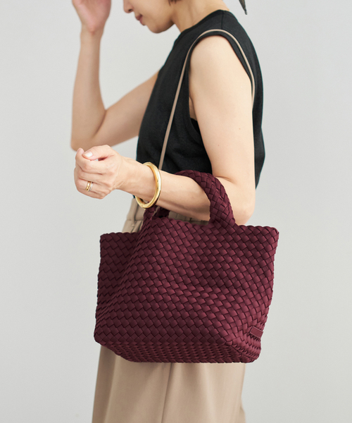 IENA(イエナ)の「NAGHEDI/ナゲディ St Barths small Tote トートバッグ SN03012LD(トートバッグ・レディース・ボルドー/ブラウン・FREE)」の9枚目の写真