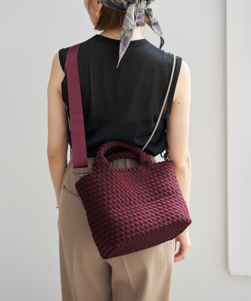 IENA(イエナ)の「NAGHEDI/ナゲディ St Barths small Tote トートバッグ SN03012LD(トートバッグ・レディース・ボルドー/ブラウン・FREE)」の12枚目の写真