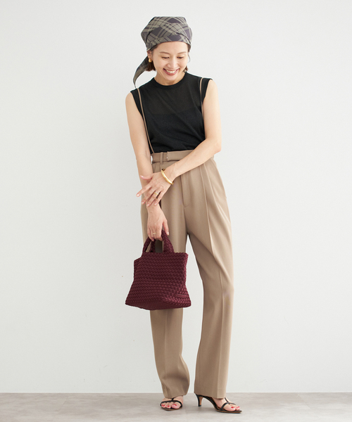 IENA(イエナ)の「NAGHEDI/ナゲディ St Barths small Tote トートバッグ SN03012LD(トートバッグ・レディース・ボルドー/ブラウン・FREE)」の15枚目の写真