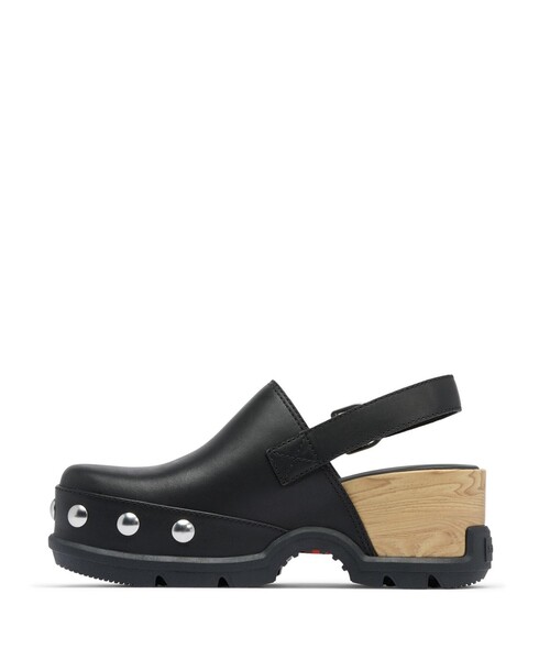 SOREL（ソレル）の「SOREL／ローミン クロッグ リベット クロッグサンダル 厚底／ソレル（サンダル・レディース・ブラック・25.5cm/23.0cm/22.5cm/26.0cm/23.5cm/24.0cm/25.0cm/24.5cm）」の3枚目の写真