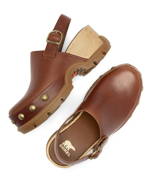 SOREL(ソレル)の「SOREL/ ローミンクロッグリベット /ソレル(サンダル・レディース・ブラック/ブラウン・25.5cm/23.0cm/22.5cm/26.0cm/23.5cm/24.0cm/25.0cm/24.5cm)」の15枚目の写真