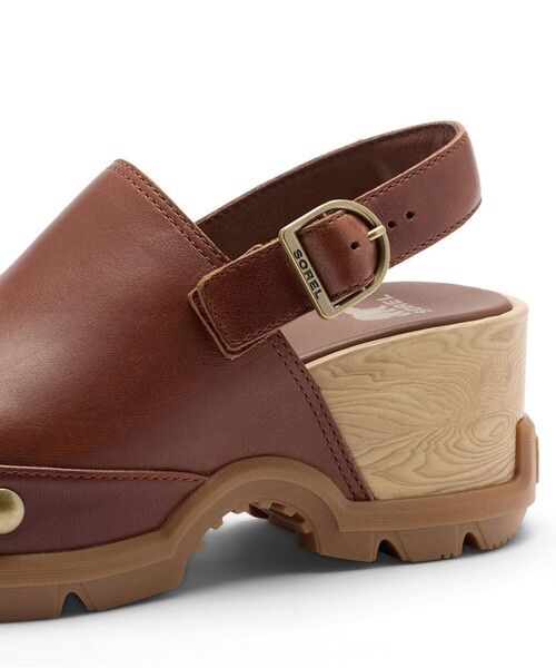 SOREL(ソレル)の「SOREL/ ローミンクロッグリベット /ソレル(サンダル・レディース・ブラック/ブラウン・25.5cm/23.0cm/22.5cm/26.0cm/23.5cm/24.0cm/25.0cm/24.5cm)」の5枚目の写真