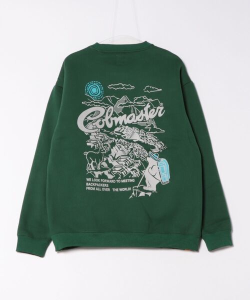 チチカカ（チチカカ）の「COBMASTER マチュピチュバックプリントプルオーバー（スウェット・メンズ・グリーン/その他1/ブラック・FREE）」の6枚目の写真