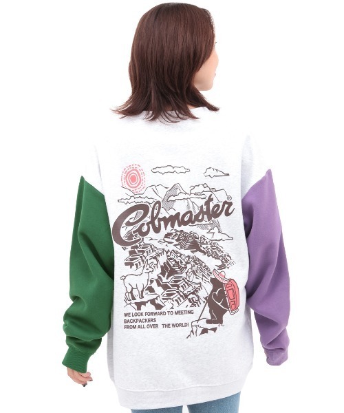 チチカカ（チチカカ）の「COBMASTER マチュピチュバックプリントプルオーバー（スウェット・メンズ・グリーン/その他1/ブラック・FREE）」の21枚目の写真