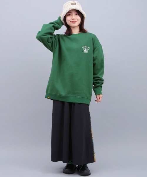 チチカカ（チチカカ）の「COBMASTER マチュピチュバックプリントプルオーバー（スウェット・メンズ・グリーン/その他1/ブラック・FREE）」の11枚目の写真