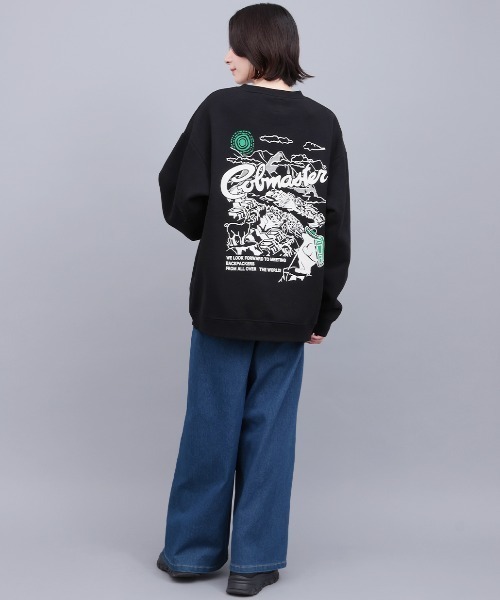 チチカカ（チチカカ）の「COBMASTER マチュピチュバックプリントプルオーバー（スウェット・メンズ・グリーン/その他1/ブラック・FREE）」の9枚目の写真