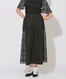 CB CRESTBRIDGE（シービークレストブリッジ）の「パーシャルチェックスカート（スカート）」