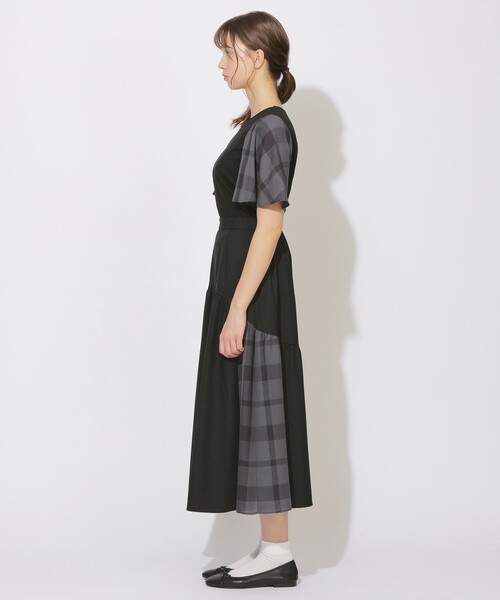 セール】パーシャルチェックスカート（スカート）｜CB CRESTBRIDGE
