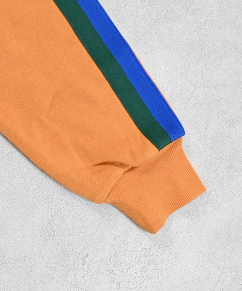 MARKEY'S（マーキーズ）の「カラーテープスウェット（スウェット・キッズ・オフホワイト/杢グレー/オレンジ/モスグリーン・80/90/95/100/110/120/130/140/150）」の12枚目の写真