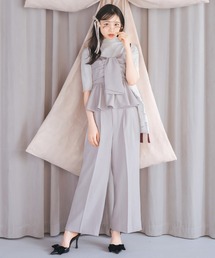 WILLSELECTION（ウィルセレクション）の「ベルト付きタックワイドパンツ（スラックス）」