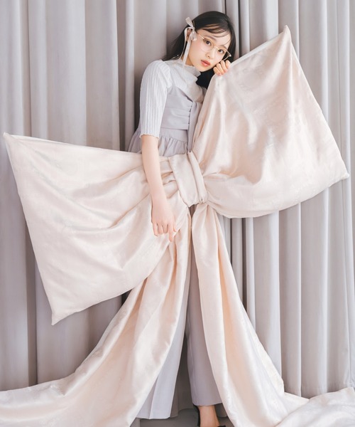 WILLSELECTION(ウィルセレクション)の「ベルト付きタックワイドパンツ(その他パンツ・レディース・ラベンダー/ピンクベージュ/チャコールグレー・SMALL/MEDIUM)」の11枚目の写真