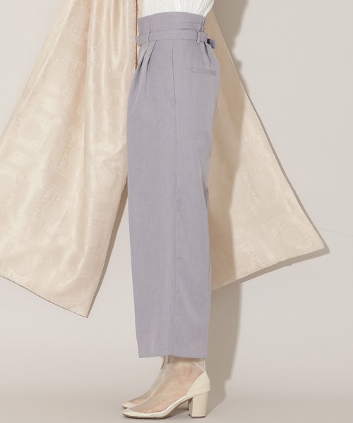 WILLSELECTION(ウィルセレクション)の「ベルト付きタックワイドパンツ(その他パンツ・レディース・ラベンダー/ピンクベージュ/チャコールグレー・SMALL/MEDIUM)」の21枚目の写真