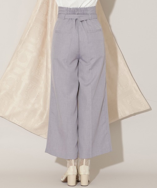 WILLSELECTION(ウィルセレクション)の「ベルト付きタックワイドパンツ(その他パンツ・レディース・ラベンダー/ピンクベージュ/チャコールグレー・SMALL/MEDIUM)」の22枚目の写真