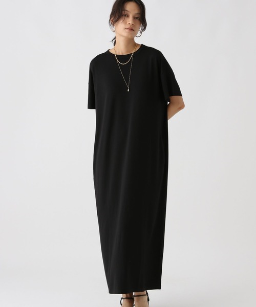 セール】ひやっとタッチ半袖ワンピース/590109（ワンピース）｜Elura