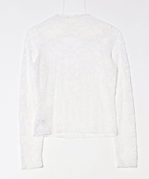 mul.(ムル)の「レースシースルートップス(Tシャツ/カットソー・レディース・サックスブルー/ホワイト/ピンク/レッド・FREE)」の19枚目の写真