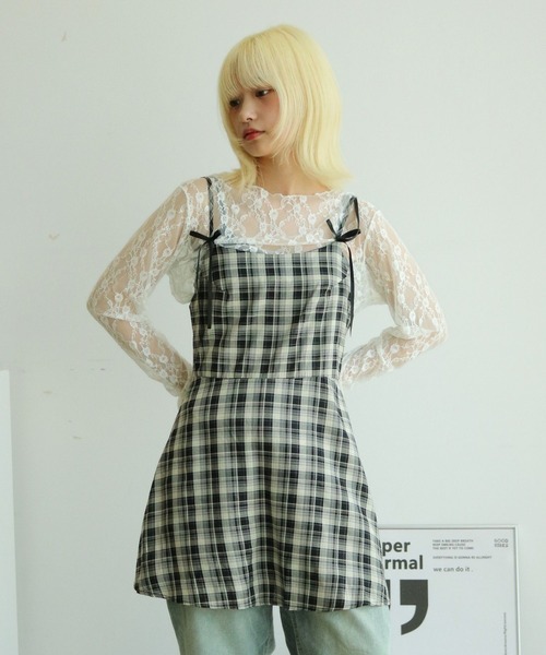 mul.(ムル)の「レースシースルートップス(Tシャツ/カットソー・レディース・サックスブルー/ホワイト/ピンク/レッド・FREE)」の7枚目の写真