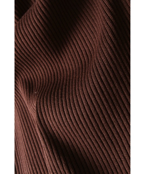 &. NOSTALGIA（アンドドットノスタルジア）の「【ZOZO限定】配色ニットポロ（ニット/セーター・レディース・ブラウン/アイボリー/ブラック/グレー・M）」の10枚目の写真