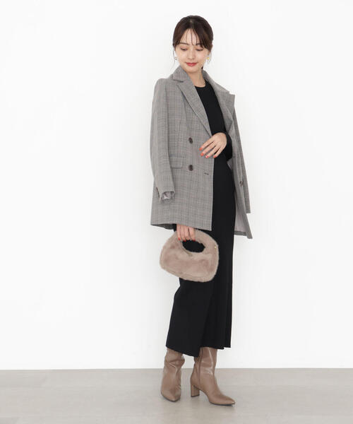 PROPORTION BODY DRESSING（プロポーションボディドレッシング）の「フリルレースセットニットワンピース / 1215240911（ワンピース・レディース・ブルー/ブラック・MEDIUM/P/S）」の14枚目の写真