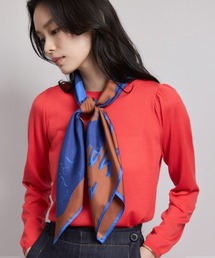 ROPE'（ロペ）の「袖ギャザークルーネックニットプルオーバー/イージーケア（ニット/セーター）」