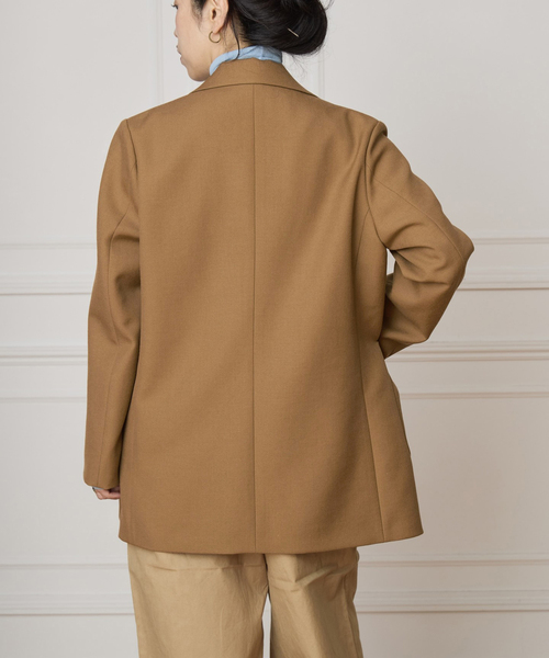 WEB限定】IENA LA BOUCLE 強撚サージテーラードジャケット（テーラード