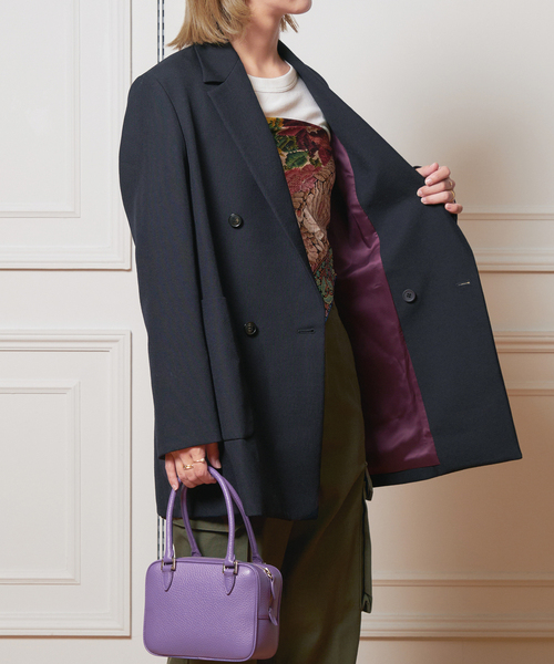 WEB限定】IENA LA BOUCLE 強撚サージテーラードジャケット（テーラード