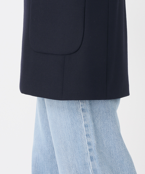 IENA LA BOUCLE(イエナラブークル)の「【WEB限定】IENA LA BOUCLE 強撚サージテーラードジャケット(テーラードジャケット・レディース・ネイビー/キャメル・FREE)」の12枚目の写真