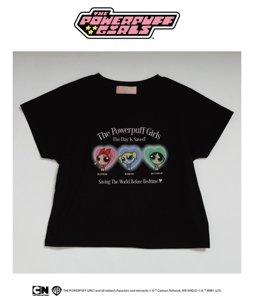 MORE self LOVE(モアセルフラブ)の「【THE POWERPUFF GIRLS】パジャマガールズTEE(Tシャツ/カットソー・レディース・ホワイト/ピンク/ブラック・FREE)」の11枚目の写真