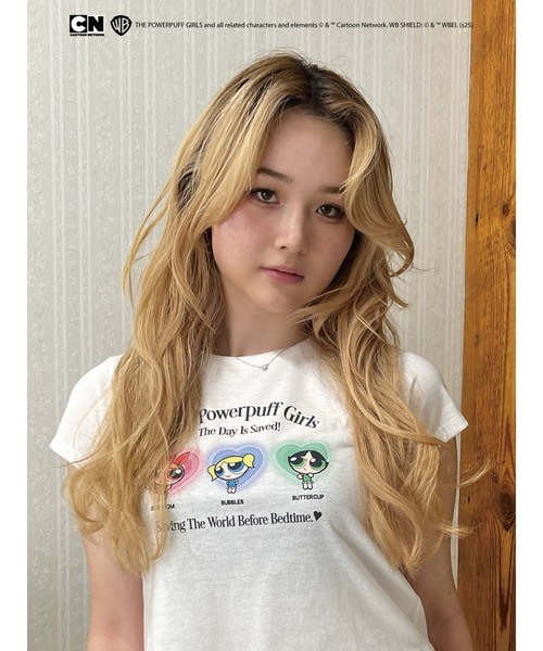 MORE self LOVE(モアセルフラブ)の「【THE POWERPUFF GIRLS】パジャマガールズTEE(Tシャツ/カットソー・レディース・ホワイト/ピンク/ブラック・FREE)」の5枚目の写真
