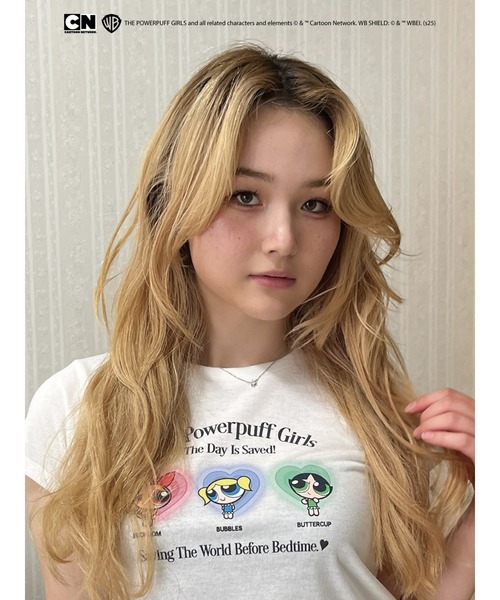 MORE self LOVE(モアセルフラブ)の「【THE POWERPUFF GIRLS】パジャマガールズTEE(Tシャツ/カットソー・レディース・ホワイト/ピンク/ブラック・FREE)」の7枚目の写真