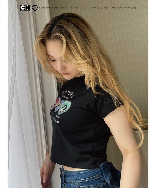 MORE self LOVE(モアセルフラブ)の「【THE POWERPUFF GIRLS】パジャマガールズTEE(Tシャツ/カットソー・レディース・ホワイト/ピンク/ブラック・FREE)」の17枚目の写真