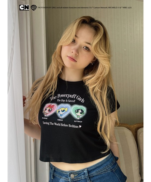 MORE self LOVE(モアセルフラブ)の「【THE POWERPUFF GIRLS】パジャマガールズTEE(Tシャツ/カットソー・レディース・ホワイト/ピンク/ブラック・FREE)」の20枚目の写真