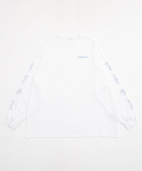 Whinny（ホワイニー）の「Whinny/転がり系闇うさロンT（Tシャツ/カットソー・レディース・サックスブルー/ブラック/ホワイト・FREE）」の15枚目の写真
