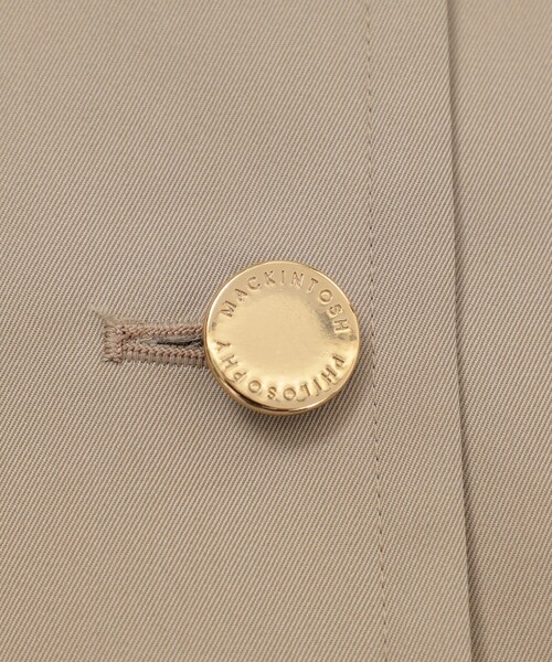 MACKINTOSH PHILOSOPHY（ﾏｯｷﾝﾄｯｼｭ ﾌｨﾛｿﾌｨｰ）の「【WELBURY SHORT(ウェルベリーショート)】シャンブレーギャバジン（トレンチコート・レディース・ダークネイビー/ベージュ・38）」の11枚目の写真