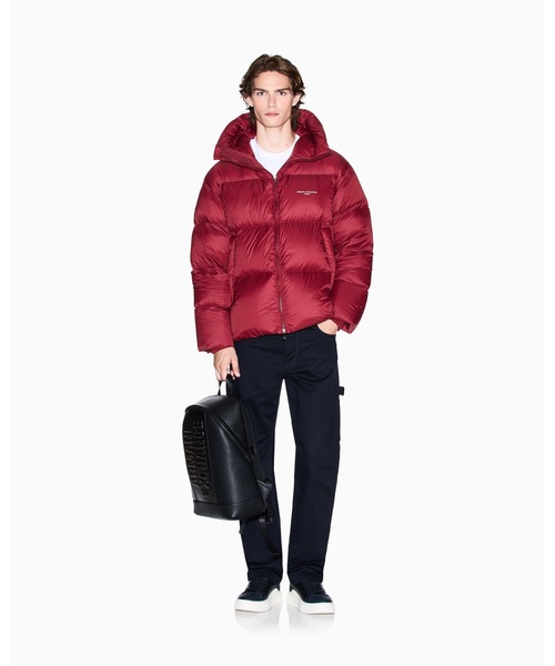 A|X アルマーニ エクスチェンジ】リサイクルナイロン カラーダウン