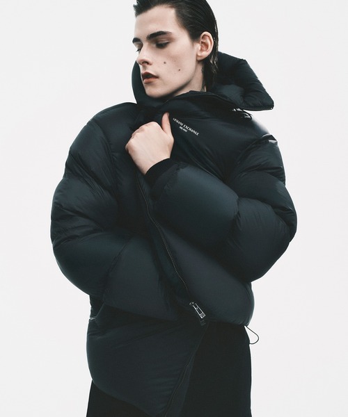 A|X アルマーニ エクスチェンジ】リサイクルナイロン カラーダウン