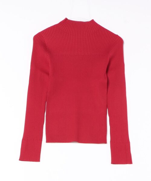 ストロベリーフィールズ　長袖ニット STRAWBERRY-FIELDS（ストロベリーフィールズ） 長袖ニット - レッド