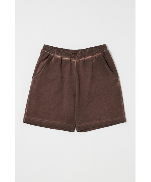 MOUSSY（マウジー）の「EMBROIDERY SWEAT ショーツ（スウェットパンツ・レディース・杢グレー/ブラウン/ライトブラック・FREE）」の10枚目の写真