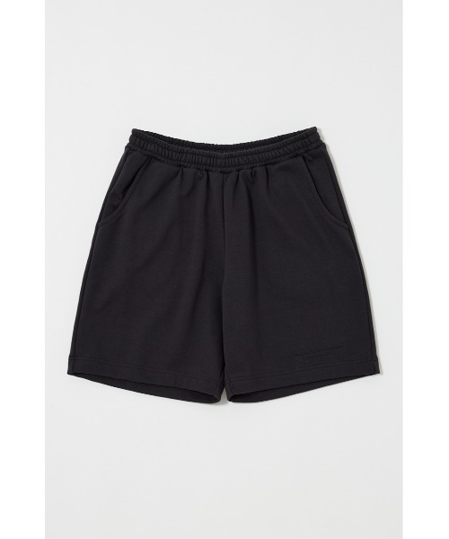 MOUSSY（マウジー）の「EMBROIDERY SWEAT ショーツ（スウェットパンツ・レディース・杢グレー/ブラウン/ライトブラック・FREE）」の9枚目の写真