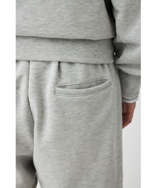 MOUSSY（マウジー）の「EMBROIDERY SWEAT ショーツ（スウェットパンツ・レディース・杢グレー/ブラウン/ライトブラック・FREE）」の6枚目の写真