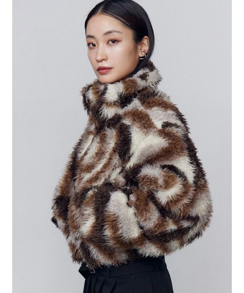 EMODA ボアブルゾン EMODA 2トーンボアブルゾン – CROCHU