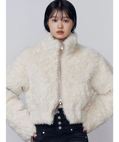 セール】シングルミニボアブルゾン（ブルゾン）｜EMODA（エモダ）の