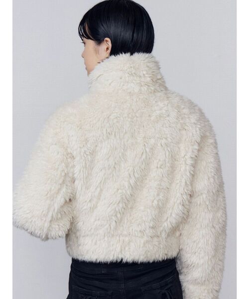 シングルミニボアブルゾン　EMODA EMODA（エモダ）の「シングルミニボアブルゾン（ブルゾン）」 - WEAR