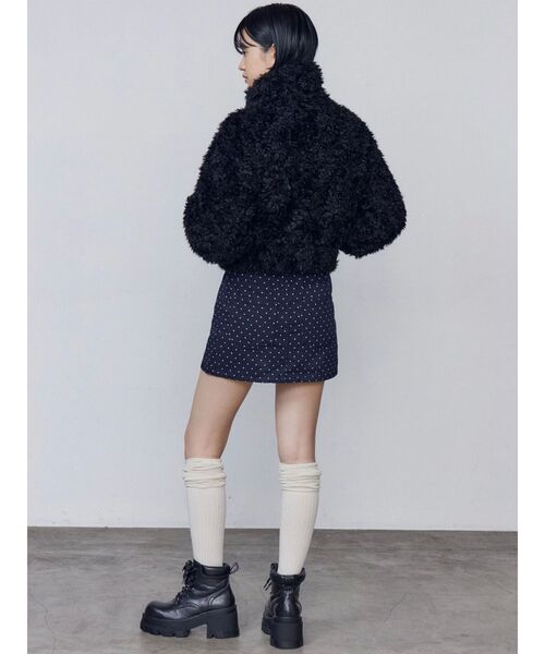 セール】シングルミニボアブルゾン（ブルゾン）｜EMODA（エモダ