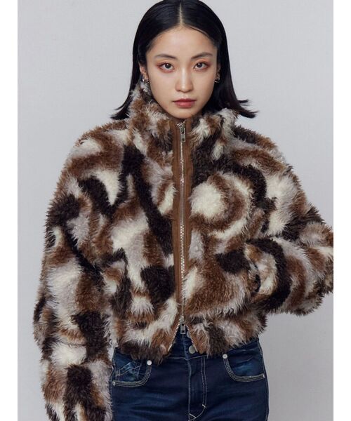 セール】シングルミニボアブルゾン（ブルゾン）｜EMODA（エモダ