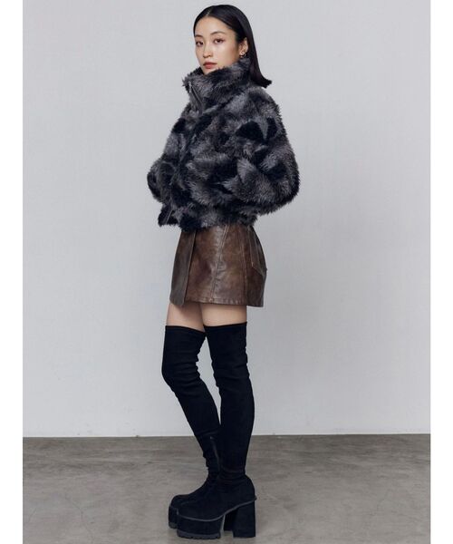 シングルミニボアブルゾン（ブルゾン）｜EMODA（エモダ）の