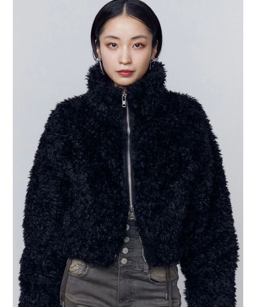 セール】シングルミニボアブルゾン（ブルゾン）｜EMODA（エモダ）の