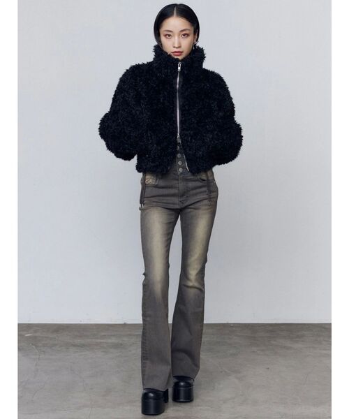 シングルミニボアブルゾン（ブルゾン）｜EMODA（エモダ）の